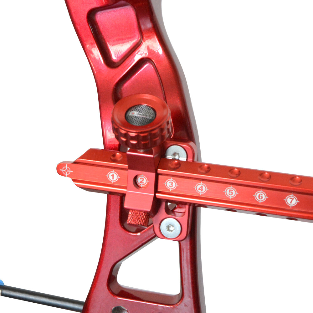 Single Pin Olympic Recurve Bow Sight for Beginner CNC