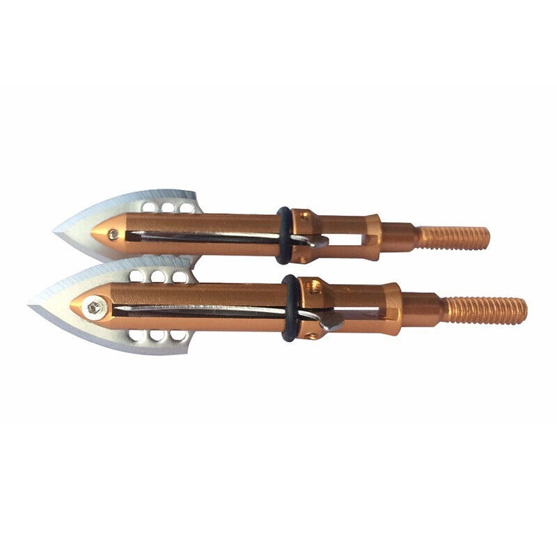 Archery Blade Arrowheads Broadheads 100gr Bow Fishing Hunting