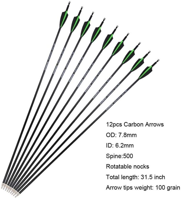 JUNXING F261 PHAROX ILF American Hunting Recurve Bow 30-60lbs LH RH