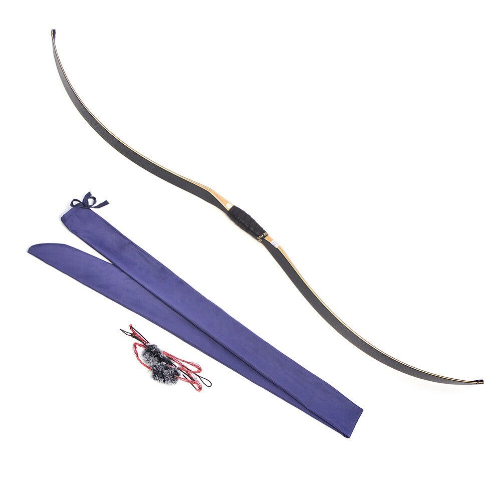 Traditional Bow 15-50lbs Archery Handmade Hunting Recurve bow 58 inch