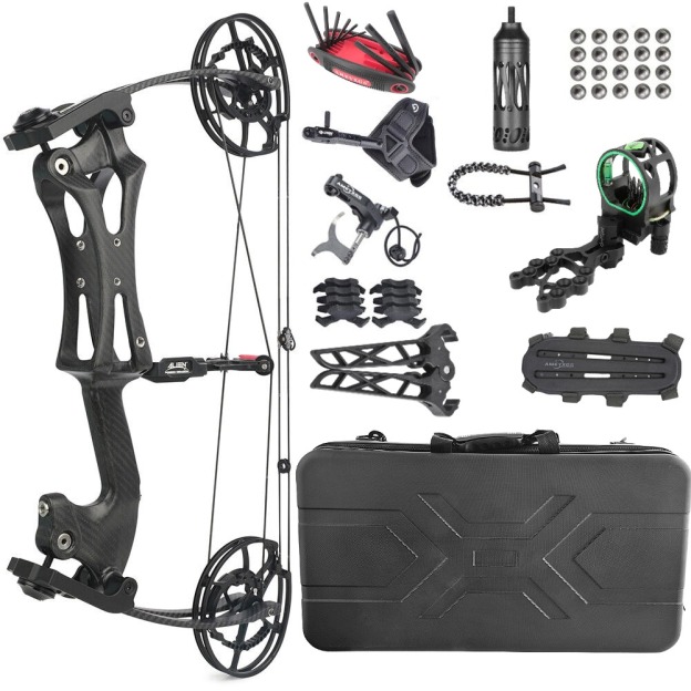 ALIEN Carbon Compound Bow Steel Ball Arrows  Hunting Fishing RH LH