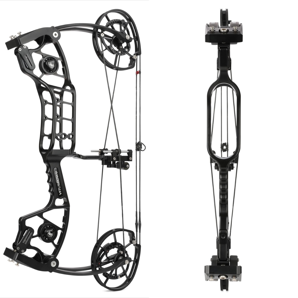 VITUS Dual Compound Bow Shoots Arrows/Steel Balls 340FPS 30-80lbs