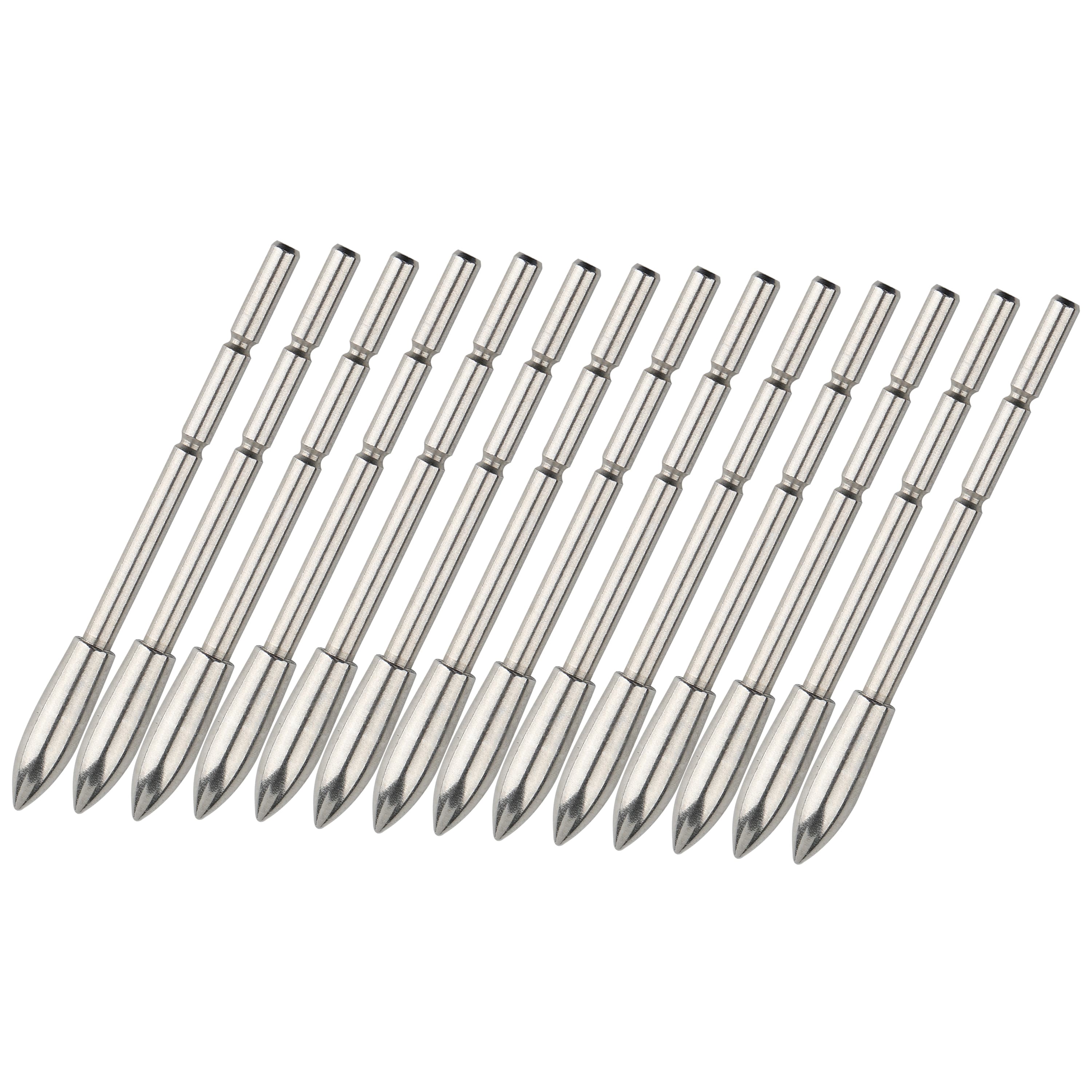 Stainless Steel Arrow Insert Field Points Precision Weighted Tips