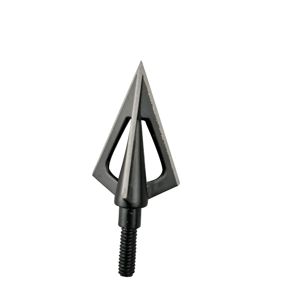3-Blade Hunting Broadheads 100 Grain Arrow Tips Triple-Blade