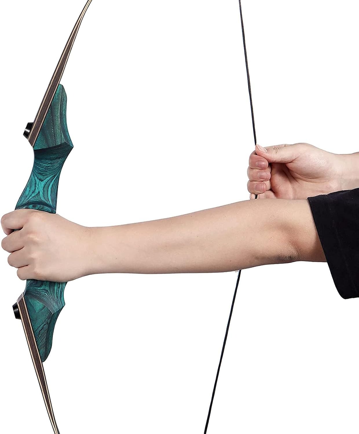 BLACK HUNTER Takedown Recurve Bow Hunting Adults Archery Set 60"