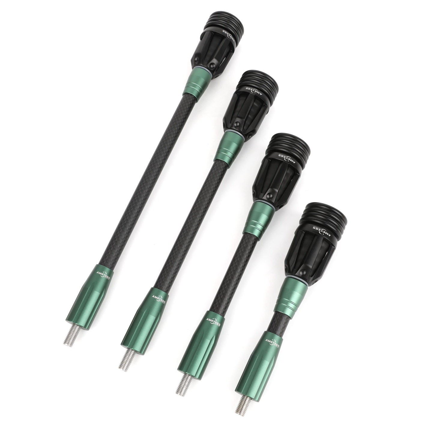 6" 8" 10" 12" Carbon Bow Stabilizer Balance Bar Archery Compound bow Dampener Rod