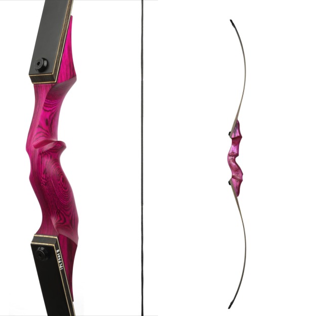 Black Hunter Longbow Recurve Bow and Arrows Set Hunting LH RH