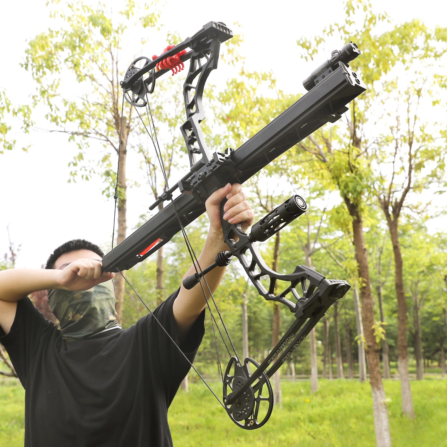 Archery Rapid Launcher Compound Bow 6-Arrow Continuous Shooting