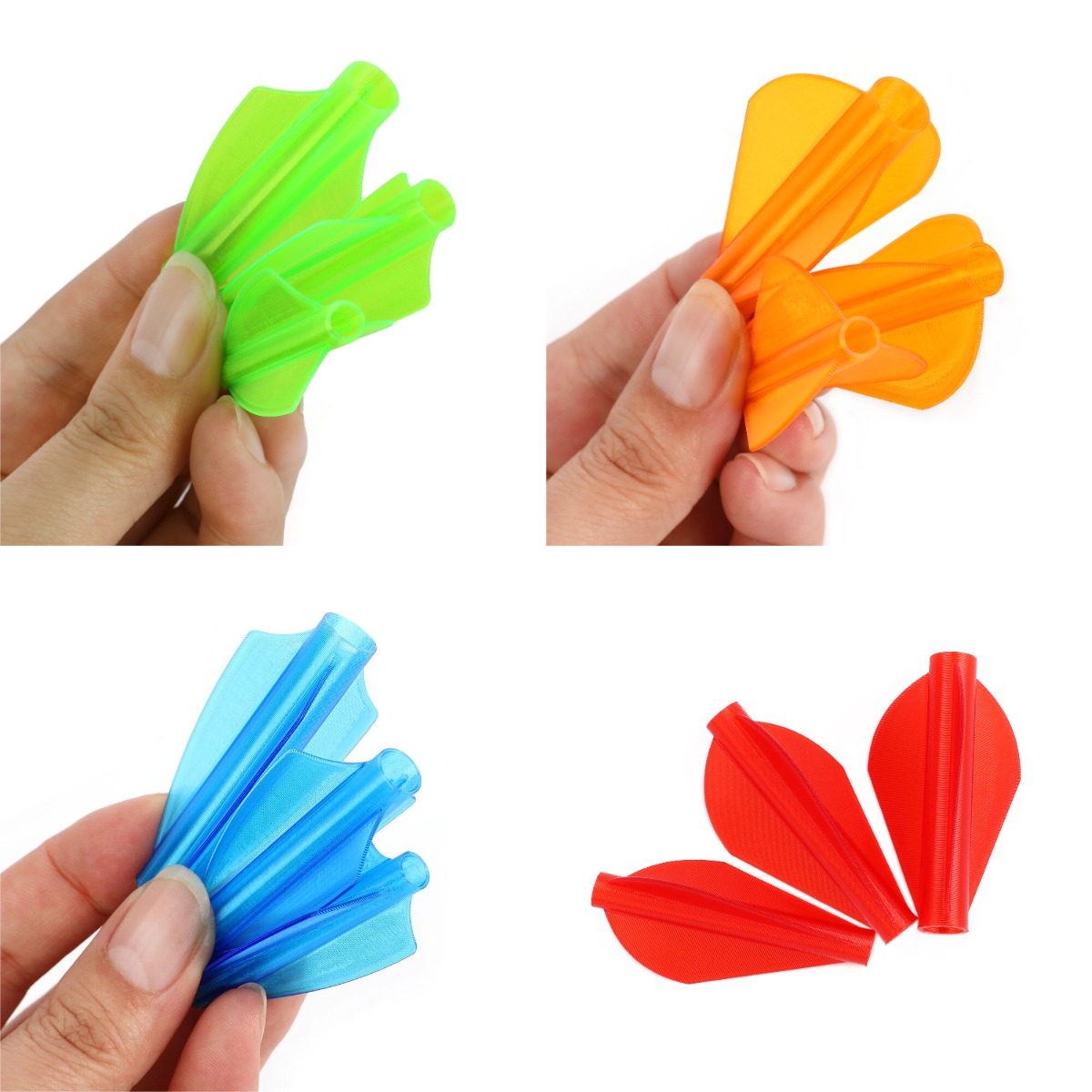 Archery Arrow Vanes One-Piece Fletches Conjoined 1.75"