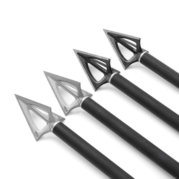 Teflon-Coated Broadheads Triple-Blade Hunting Precision