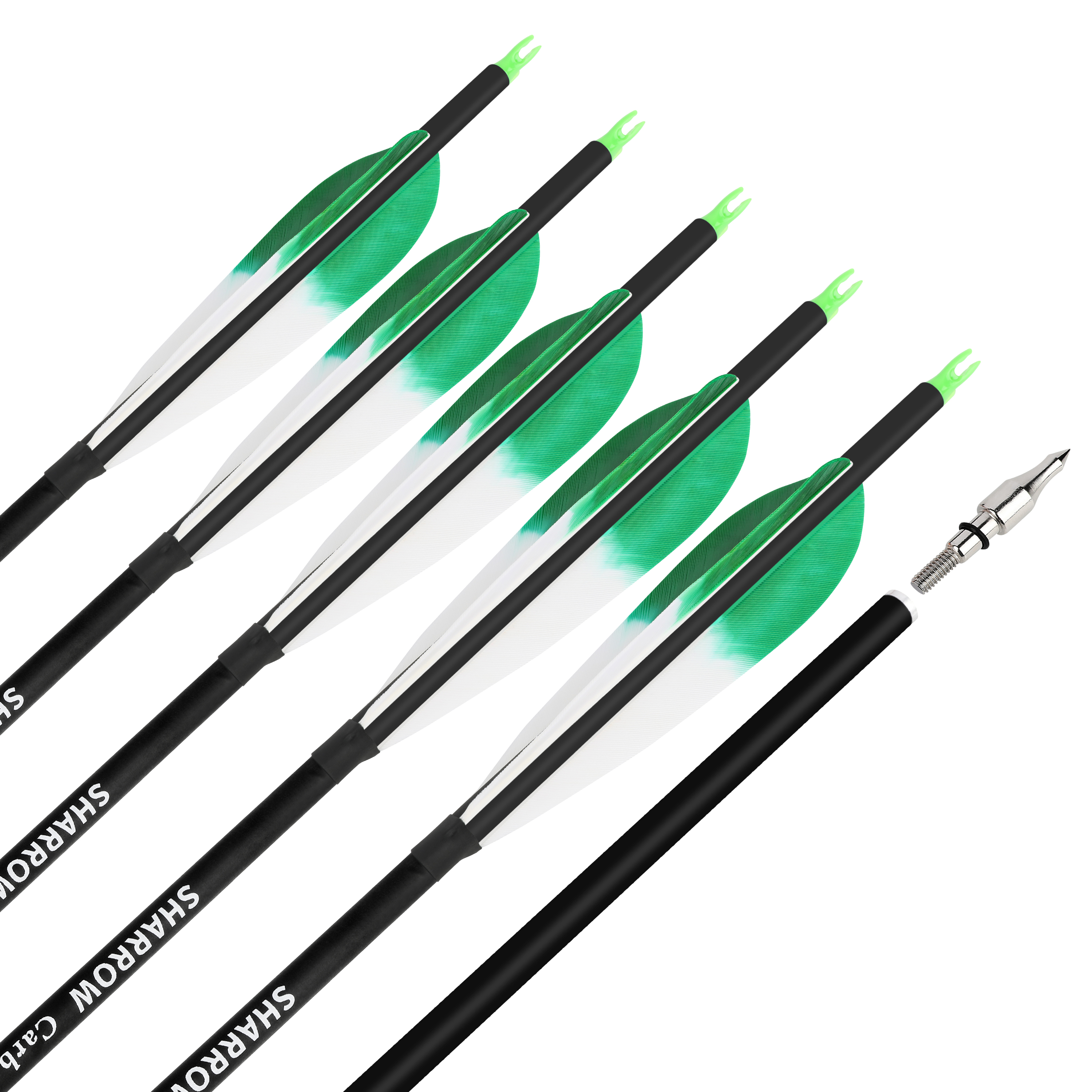 Carbon Arrows Turkey Feather Spine 500 Recurve Bow Hunting