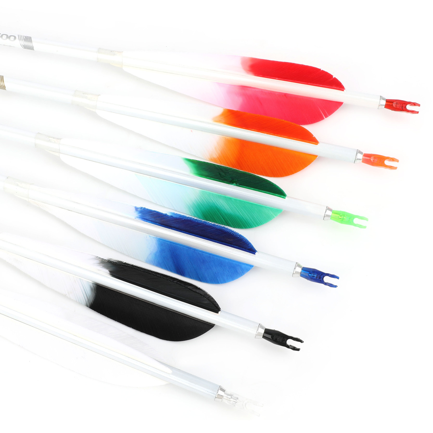  Pure Carbon Hunting Arrows Fletched Feather Spine 400-800