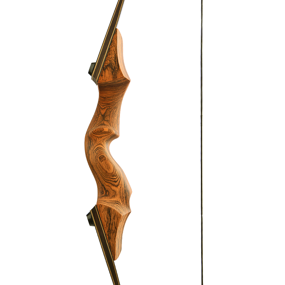 Black Hunter Recurve Bow for Adult Hunting 60" 20-60lbs RH LH