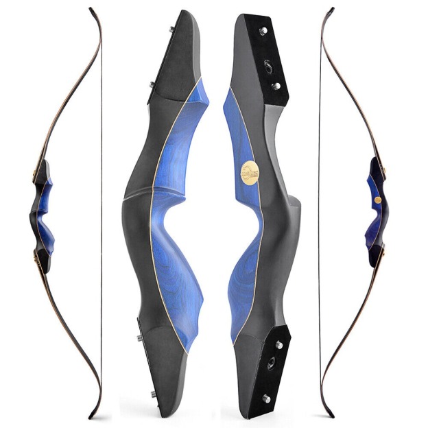 Takedown Recurve Bow Arrow Set 60" 25-60lb Archery Hunting