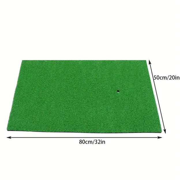 Indoor Golf Practice Mat Portable Turf Training Pad Tee Home Use