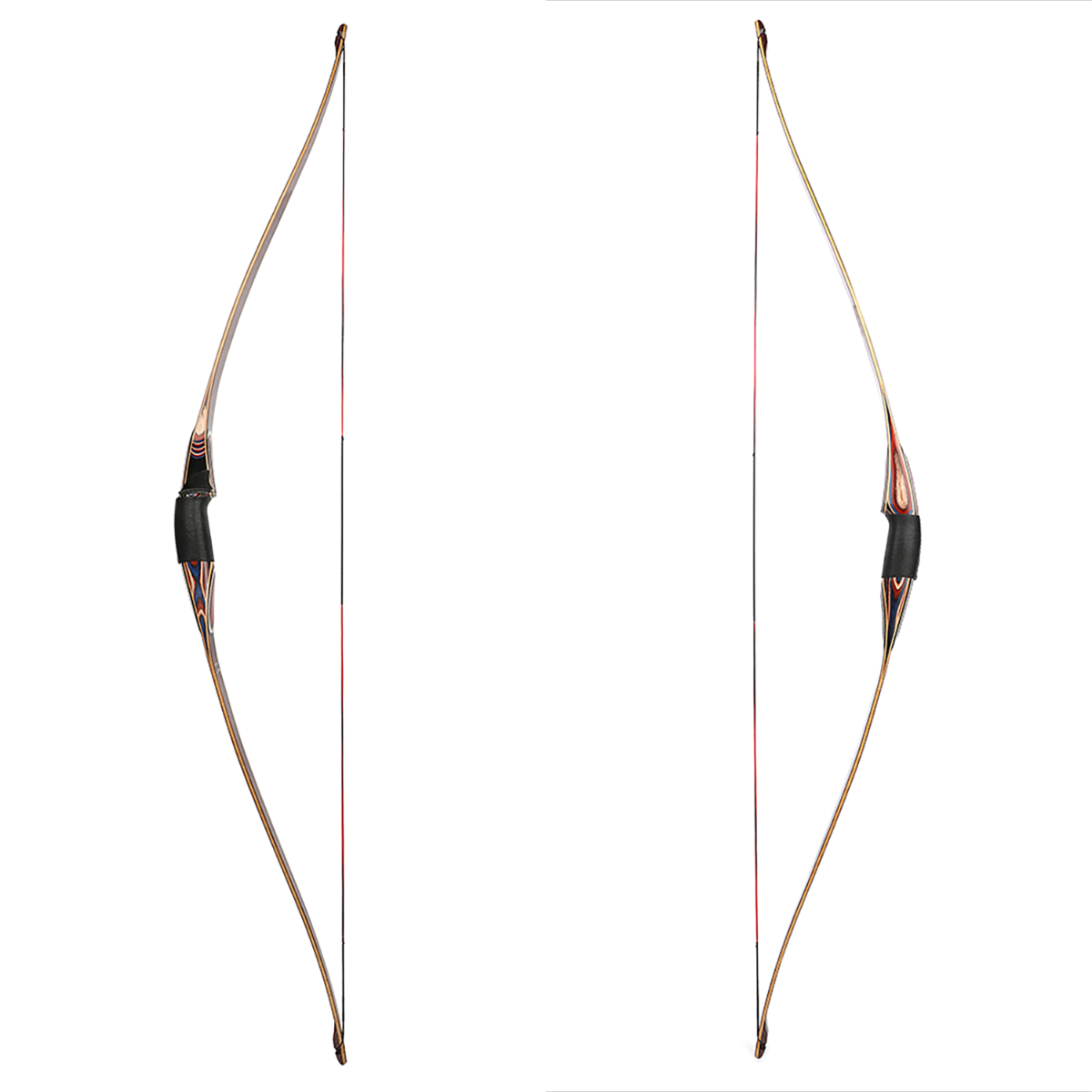 Traditional Takedown Triangle Bow LH RH 60" 20-55 lbs