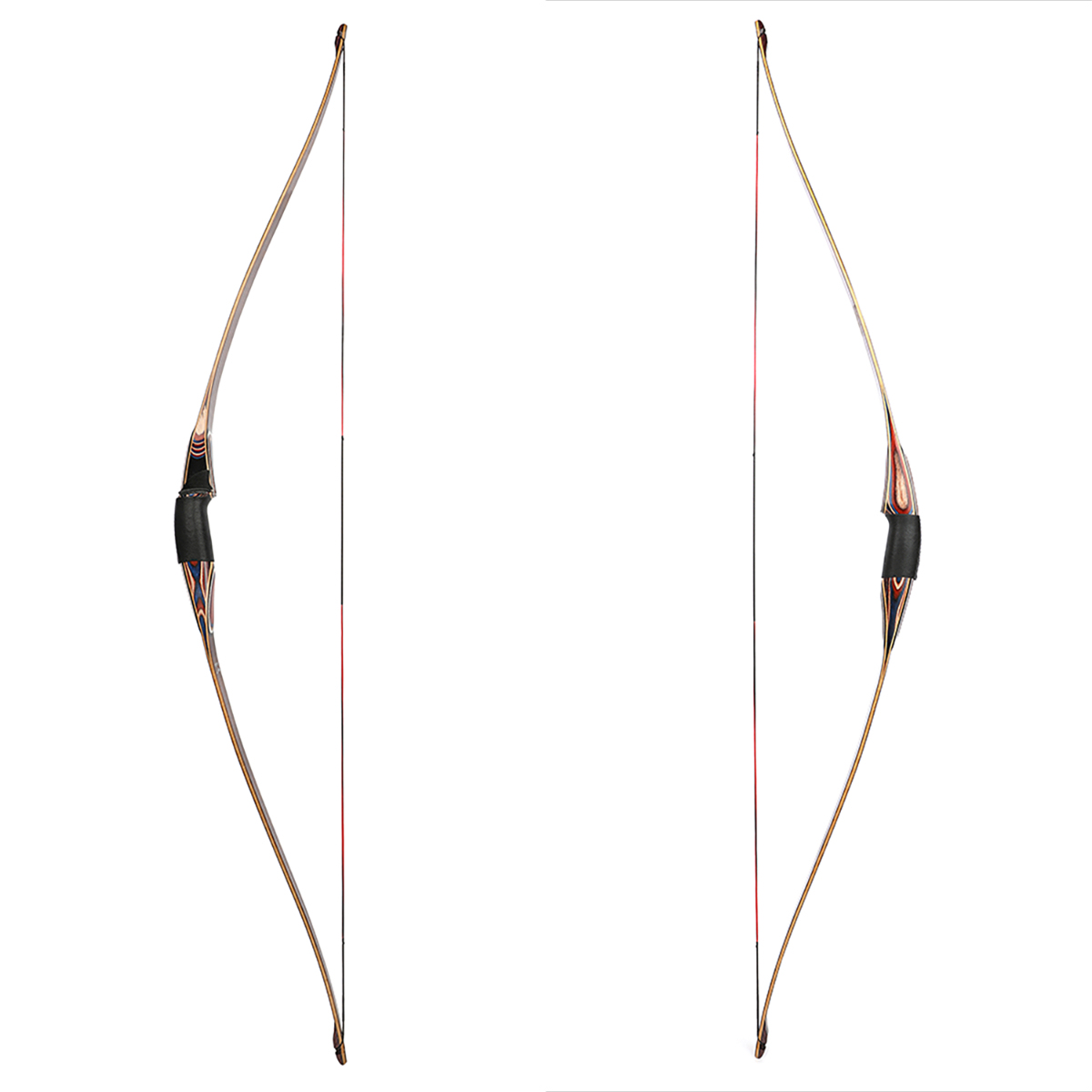 Traditional Takedown Triangle Bow LH RH 60" 20-55 lbs