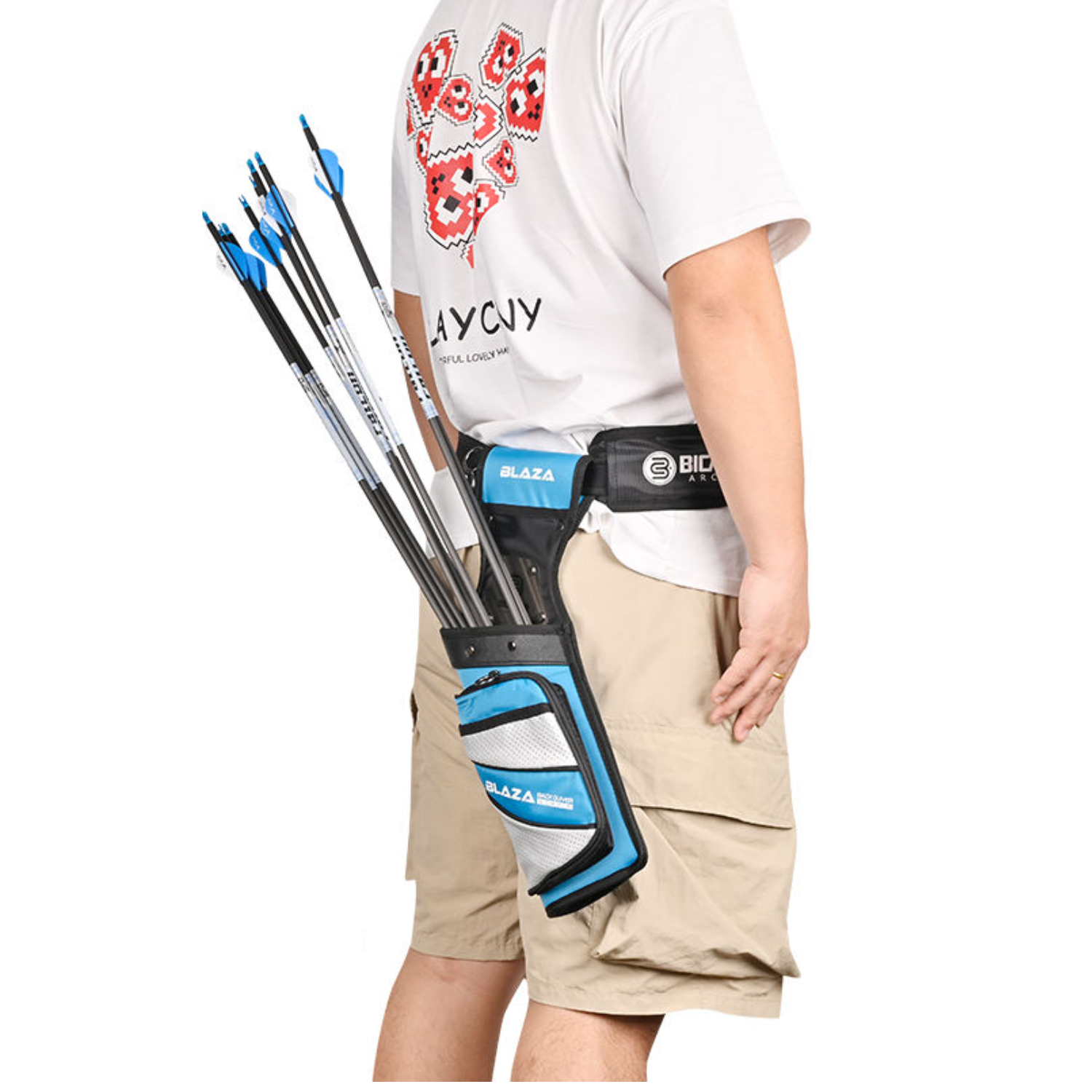 BICASTER Arrow Quiver Back Waist Recurve Bow Competition