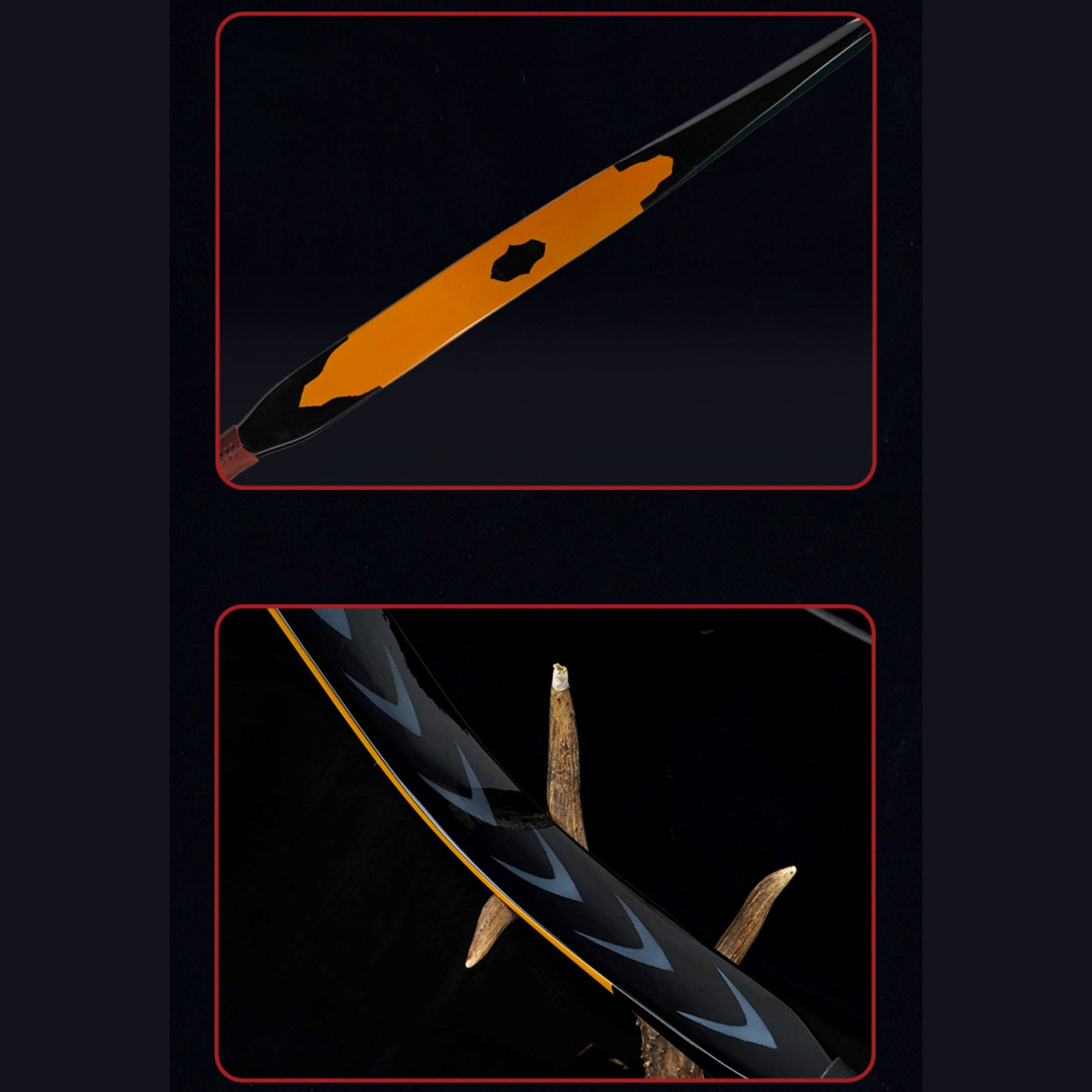 AF Turkish Recurve Bow Traditional Laminated Bow 25-45lbs Shooting