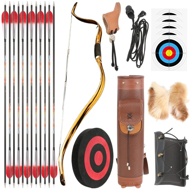 AF Queyue Recurve Bow 46" Laminated 20–50lbs Traditional Bow