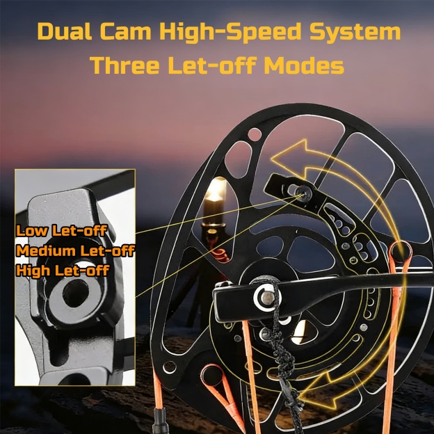 AGS Compound Bow 40-70lbs Archery 350 FPS Target Shooting