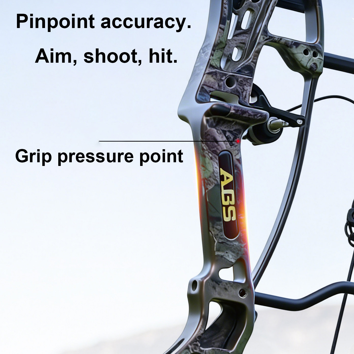AGS Compound Bow 40-70lbs Archery 350 FPS Target Shooting