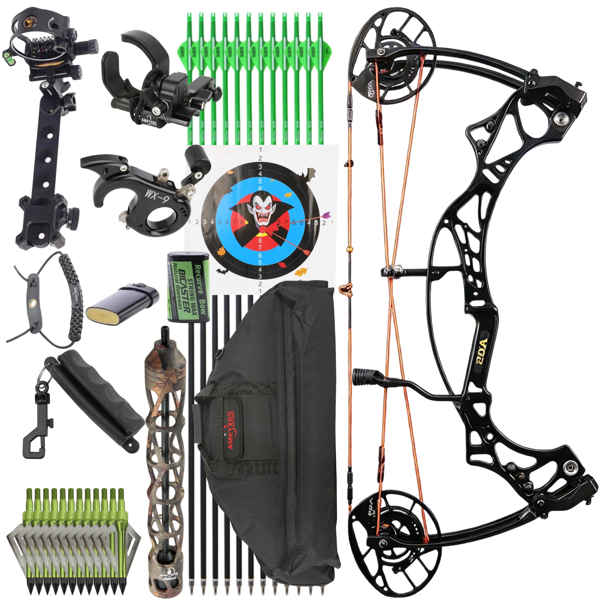 AGS 40-70lbs Target Compound Bow Kit - High-Performance Archery for ...