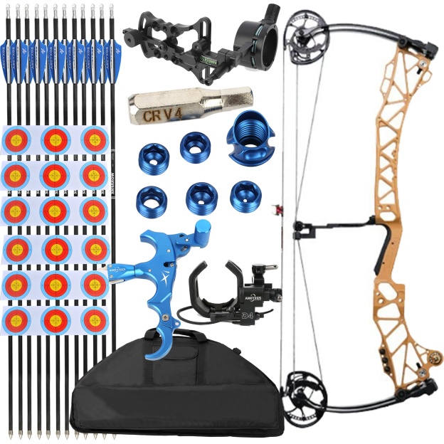 AGS Compound Bow 45-75lbs Target Kit Shooting Archery