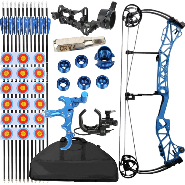 AGS Compound Bow 45-75lbs Target Kit Shooting Archery