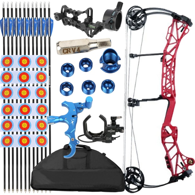 AGS Compound Bow 45-75lbs Target Kit Shooting Archery