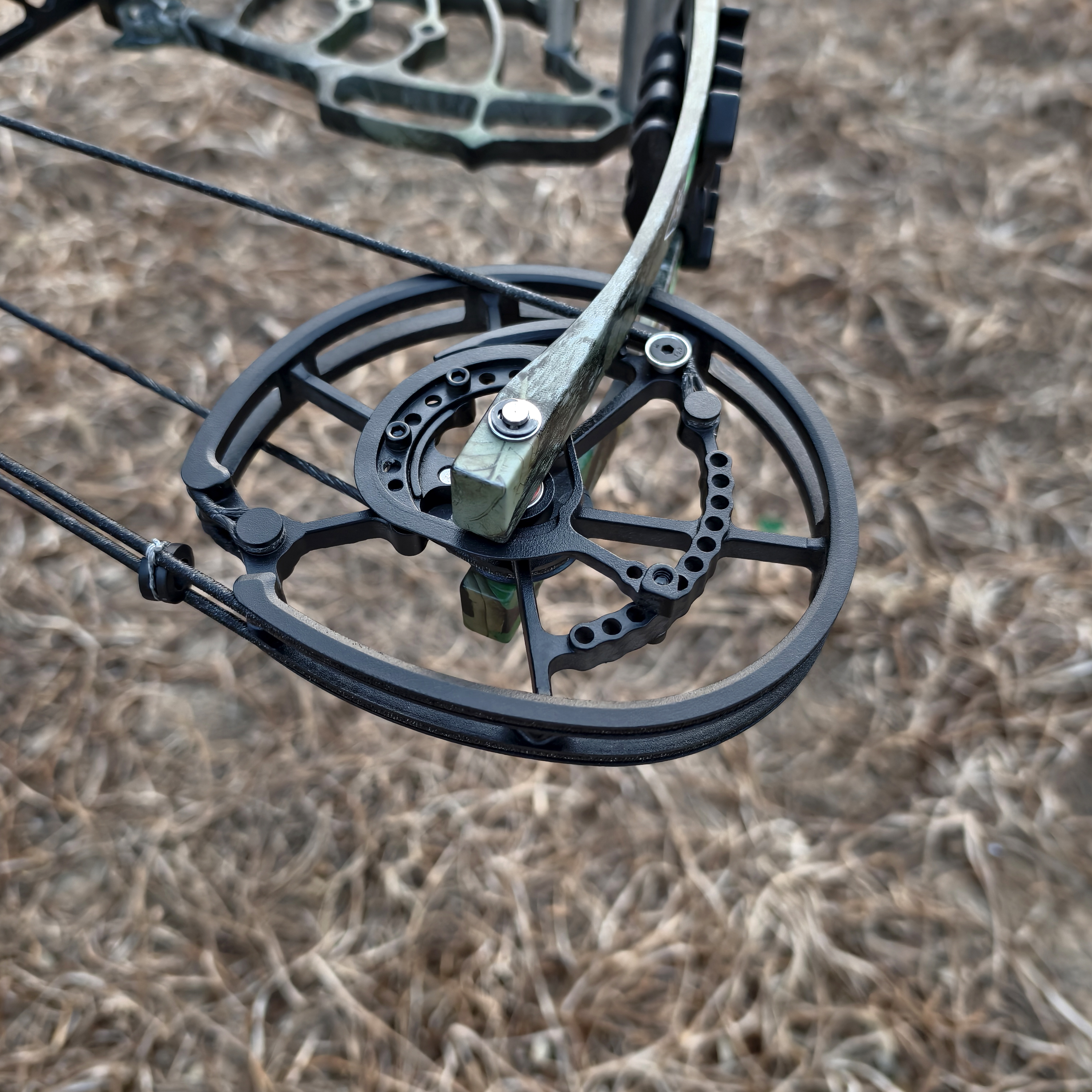 WOLFMAN Dual-Use Compound Bow Set 19" Shoots Arrows Steel Balls RH LH