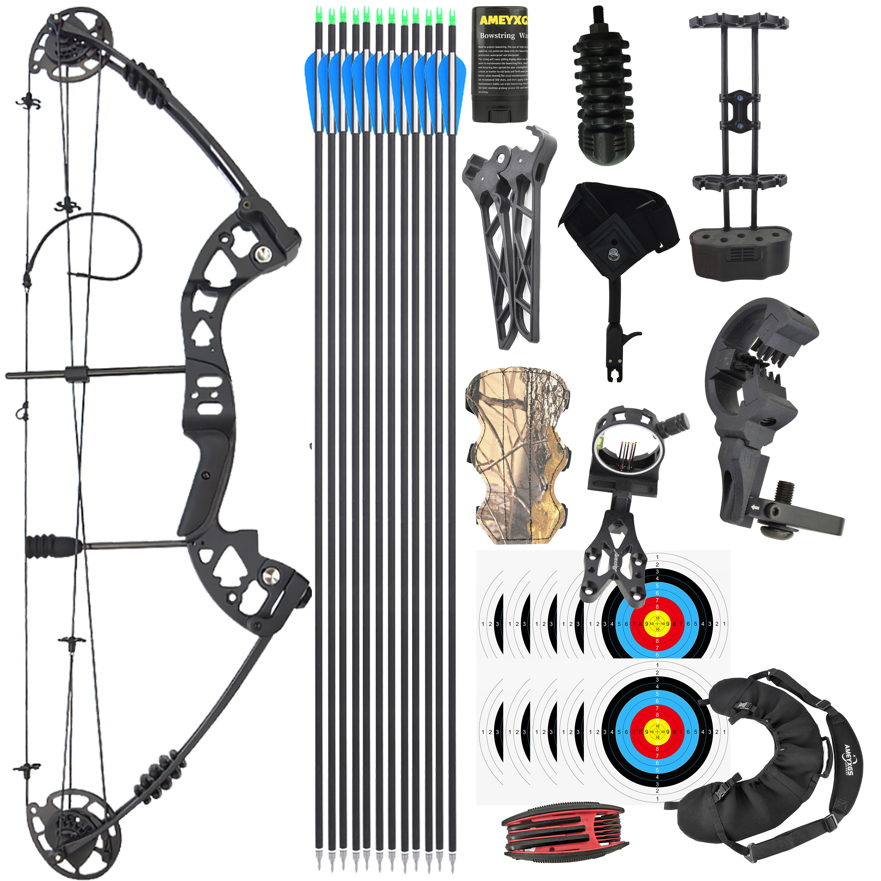 JUNXING M131 Compound Bow Hunting Set Right Hand