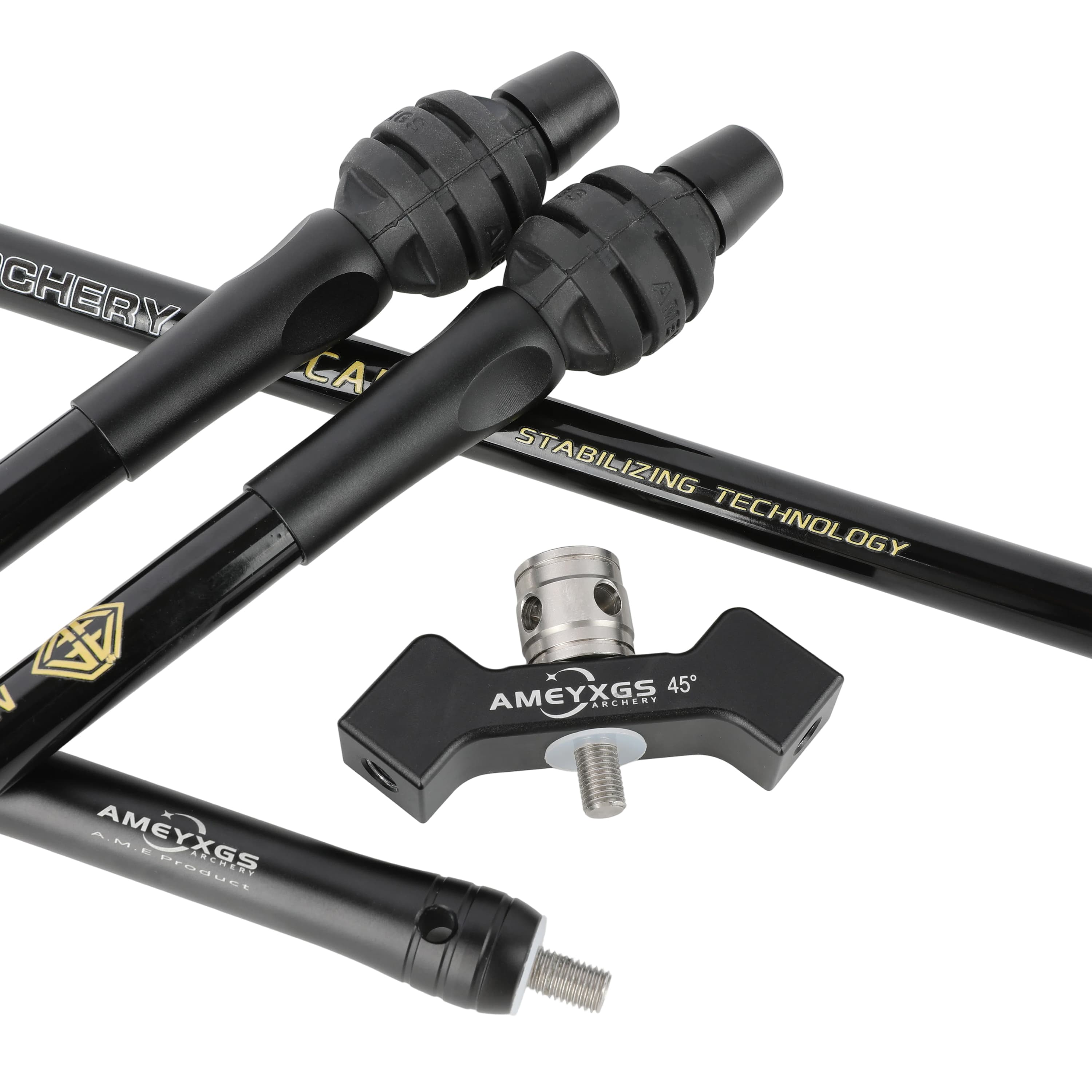 AMEYXGS Carbon Stabilizer Set 3K Compound Recurve Bow Stabilizer Rod