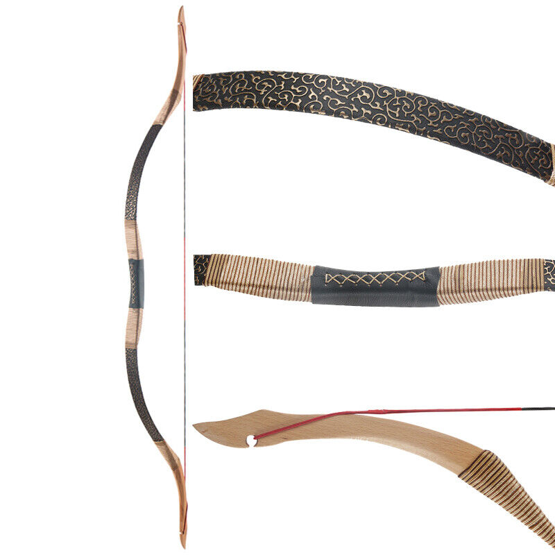 AF Huyue Recurve Bow 46" Archery 30-45lbs Traditional Bow