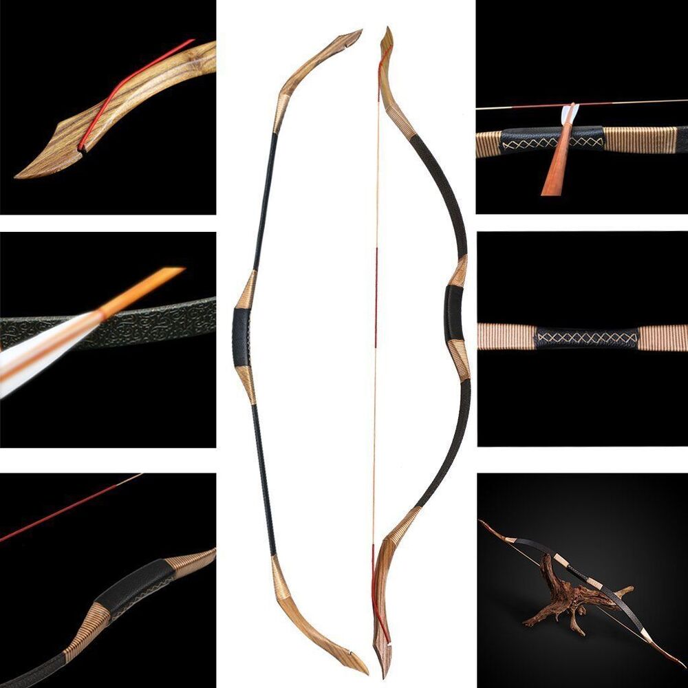 AF Huyue Recurve Bow 46" Archery 30-45lbs Traditional Bow