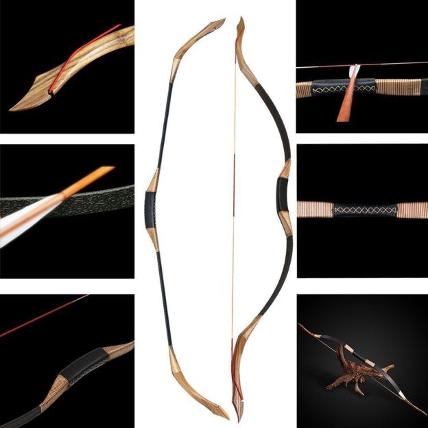 AF Huyue Recurve Bow 46" Archery 30-45lbs Traditional Bow