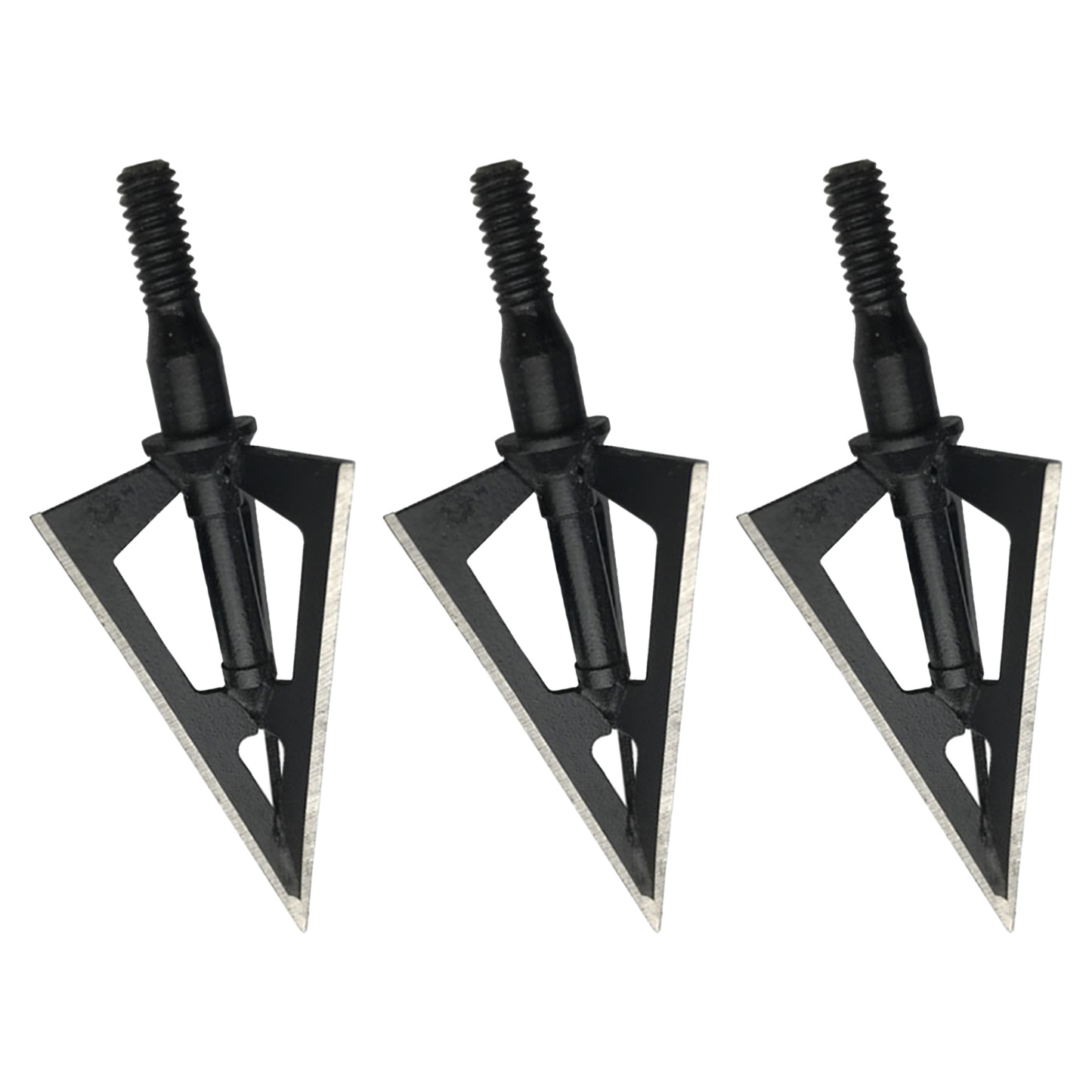 Archery 3-Blade Hunting Broadheads 100 Grain Fixed Blade Arrow Tips