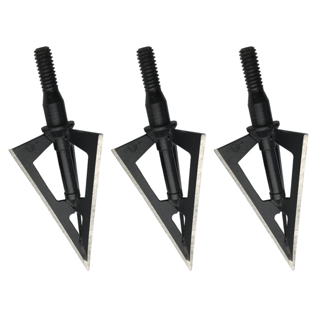 Archery 3-Blade Hunting Broadheads 100 Grain Fixed Blade Arrow Tips