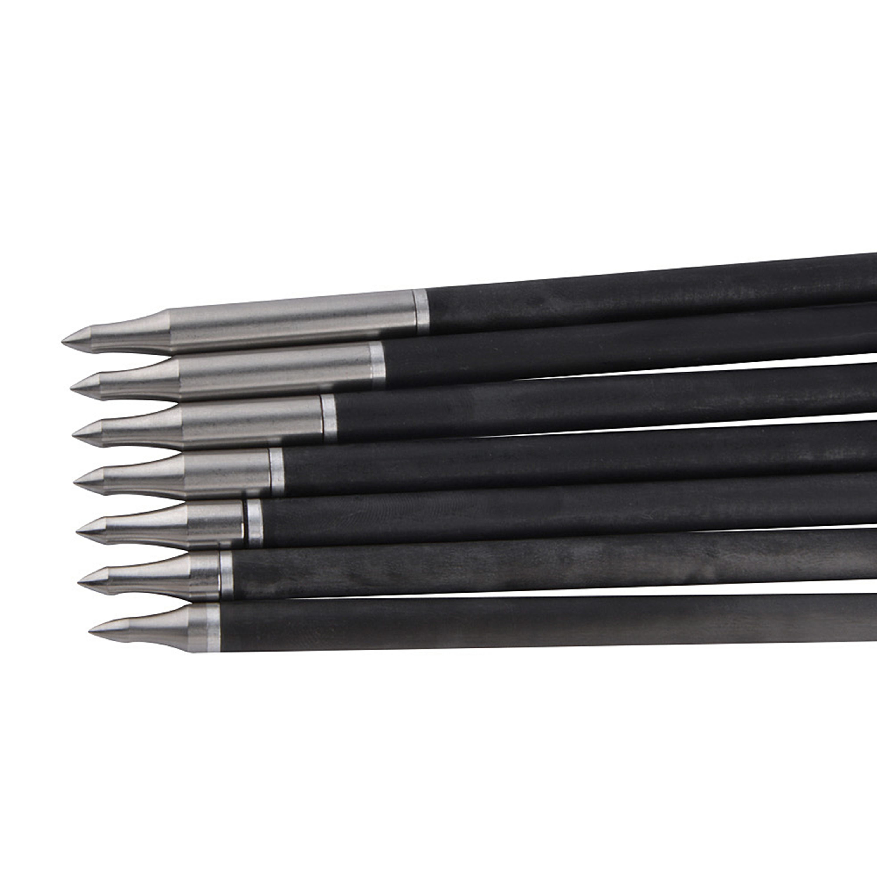 Archery Hunting Points Steel Arrow Tips 100-300gr Target Arrowhead 12X