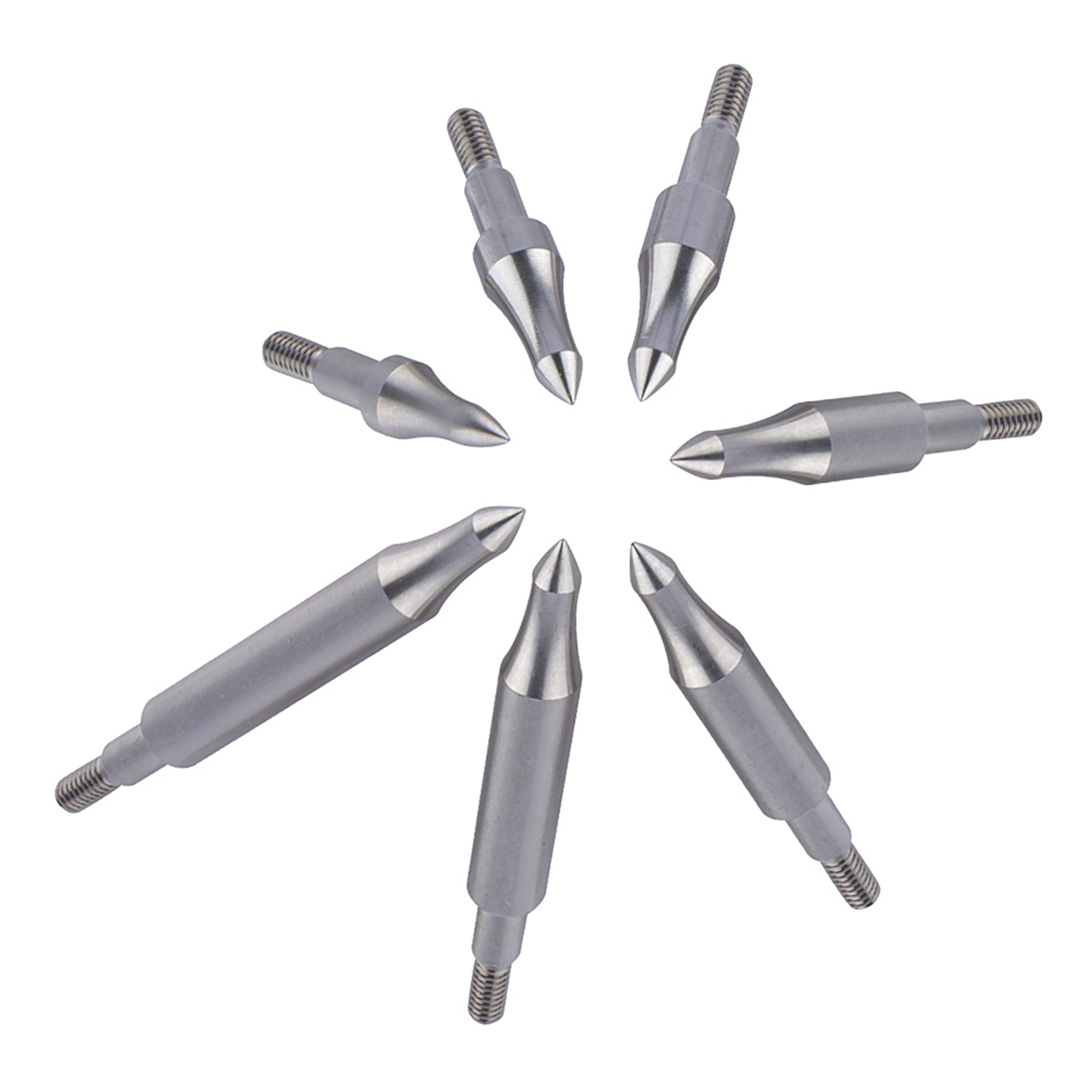 Archery Hunting Points Steel Arrow Tips 100-300gr Target Arrowhead 12X