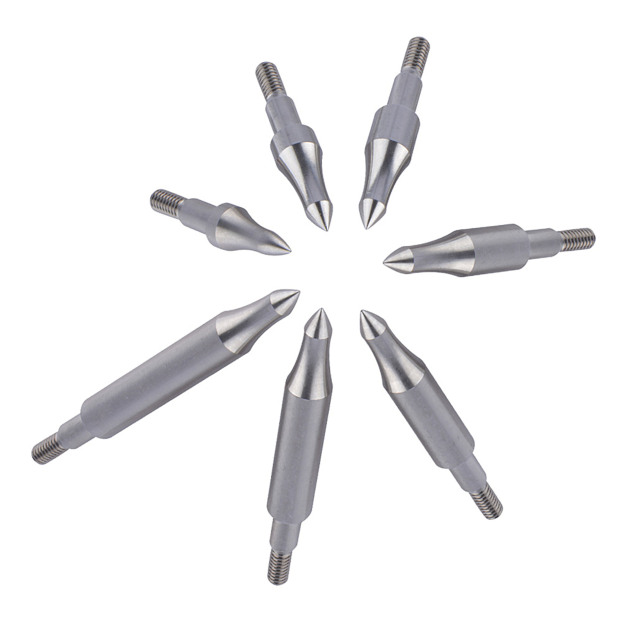 Archery Hunting Points Steel Arrow Tips 100-300gr Target Arrowhead 12X
