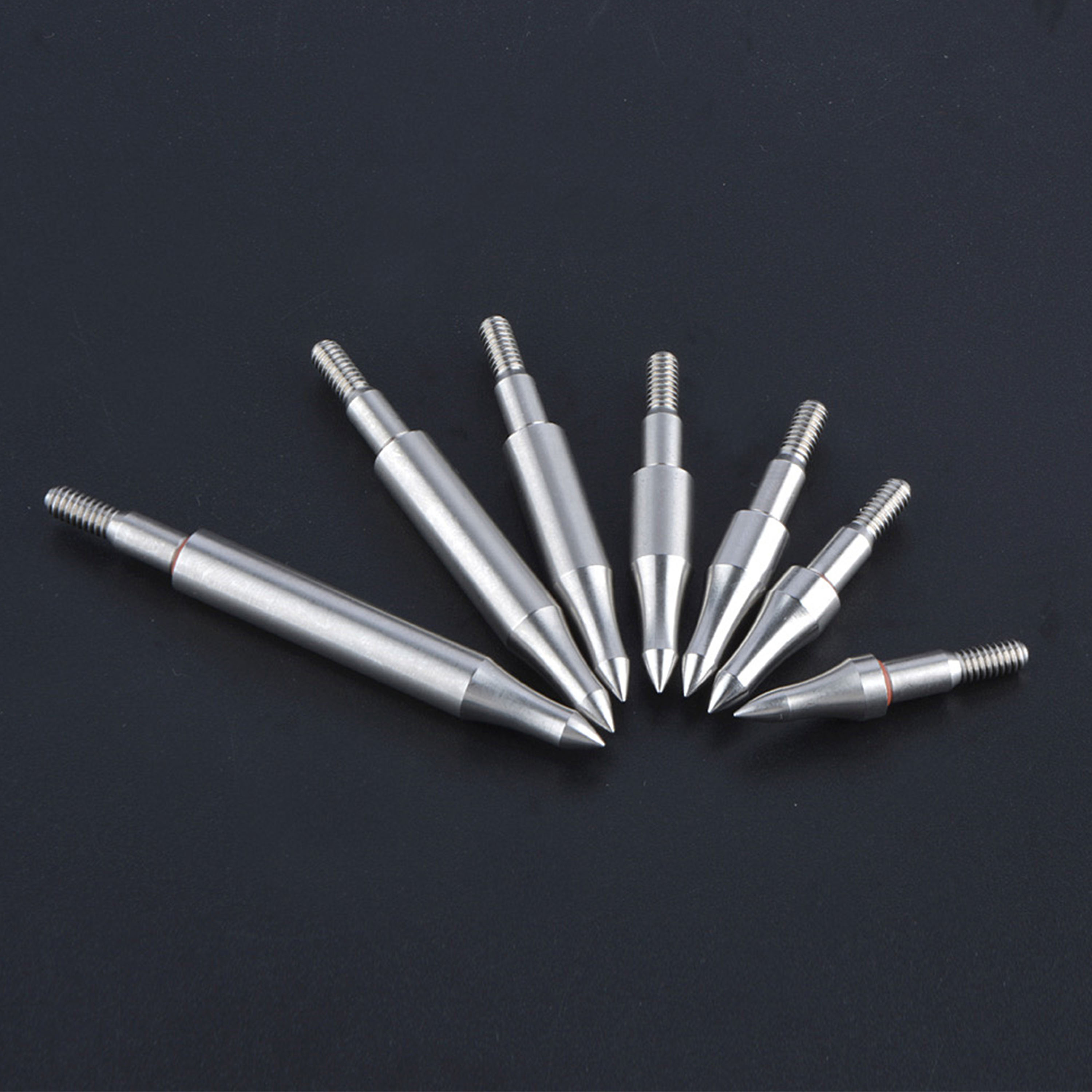 Archery Hunting Points Steel Arrow Tips 100-300gr Target Arrowhead 12X