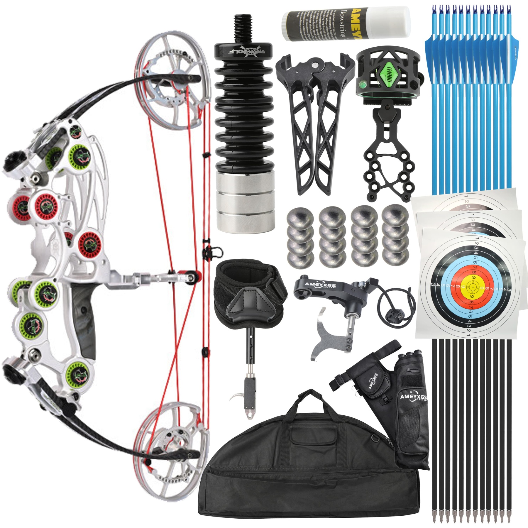 Archery Dual-use Compound Bow Hunting Bow 40-65lbs 
