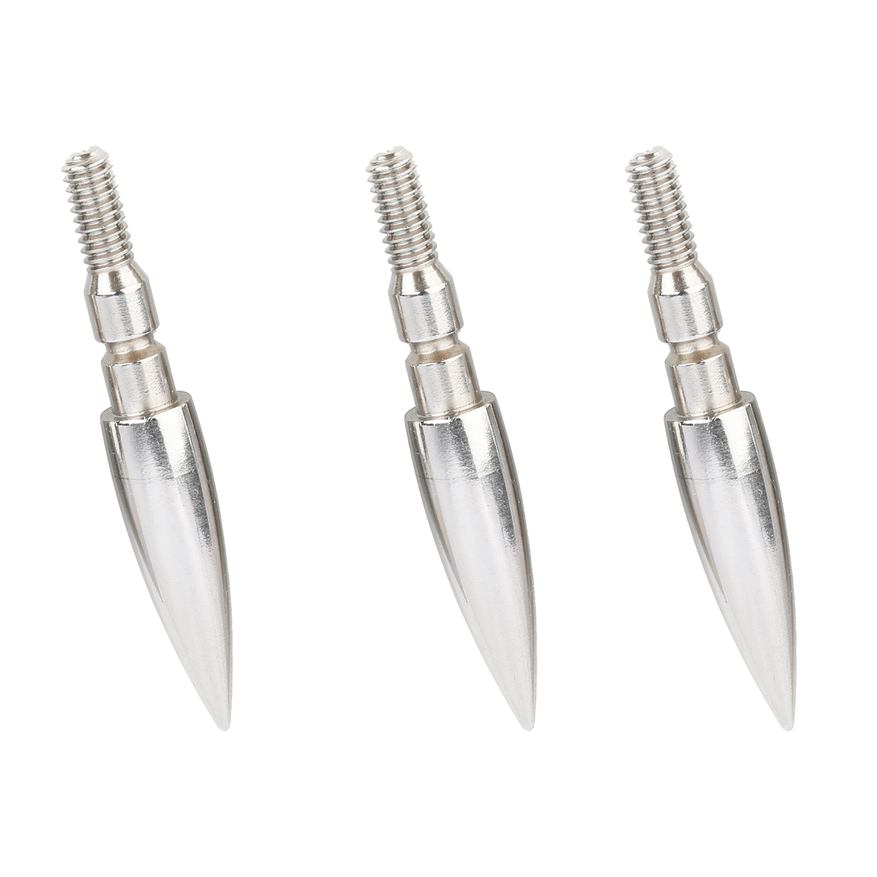 Archery Field Points Steel Arrow Tips 100-200gr Target Arrowhead 24X