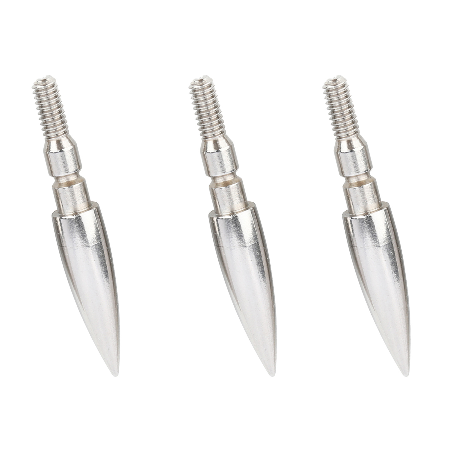 Archery Field Points Steel Arrow Tips 100-200gr Target Arrowhead 24X