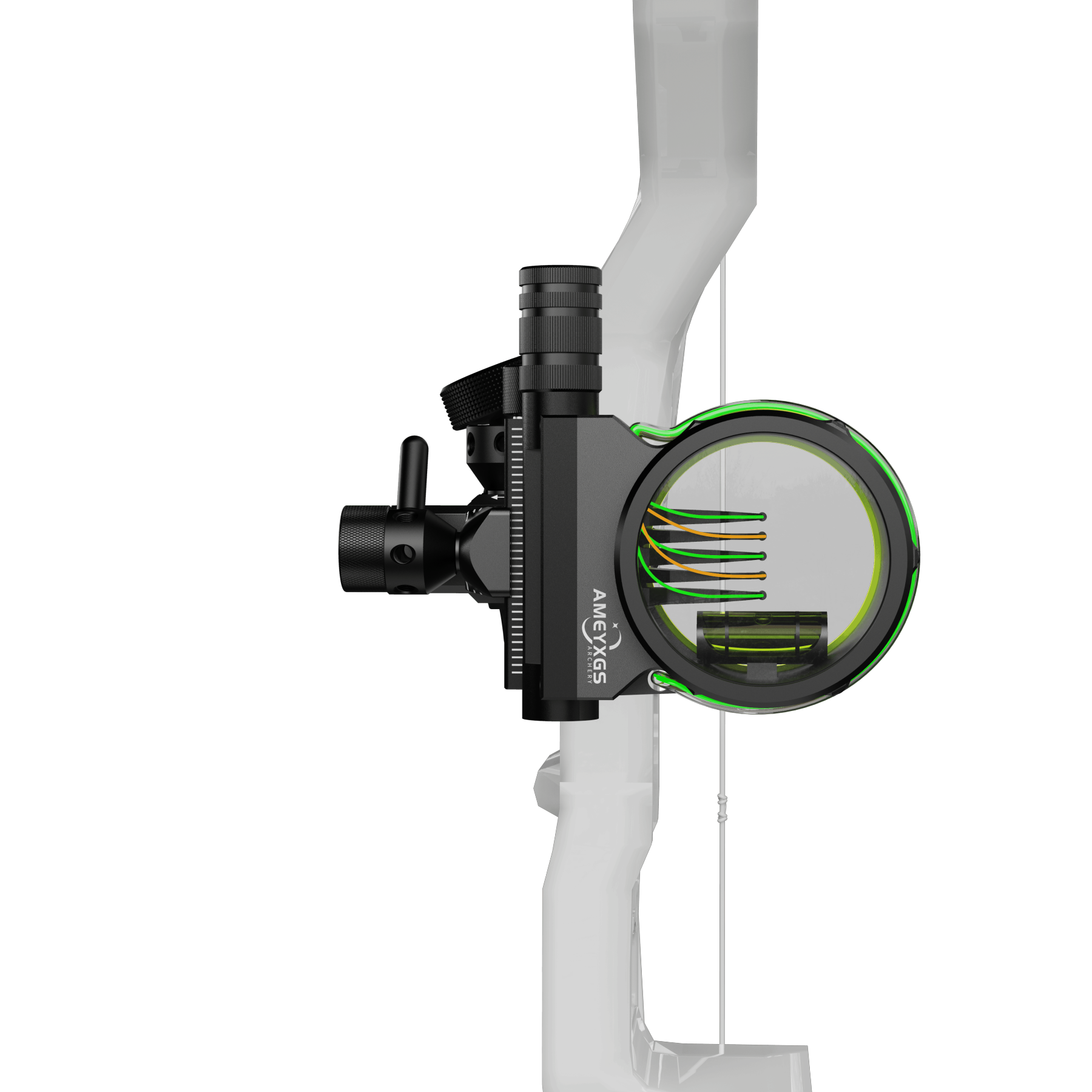 WOLFMAN Compound Bow Sight 5-pin Archery Sight Hunting Durable 