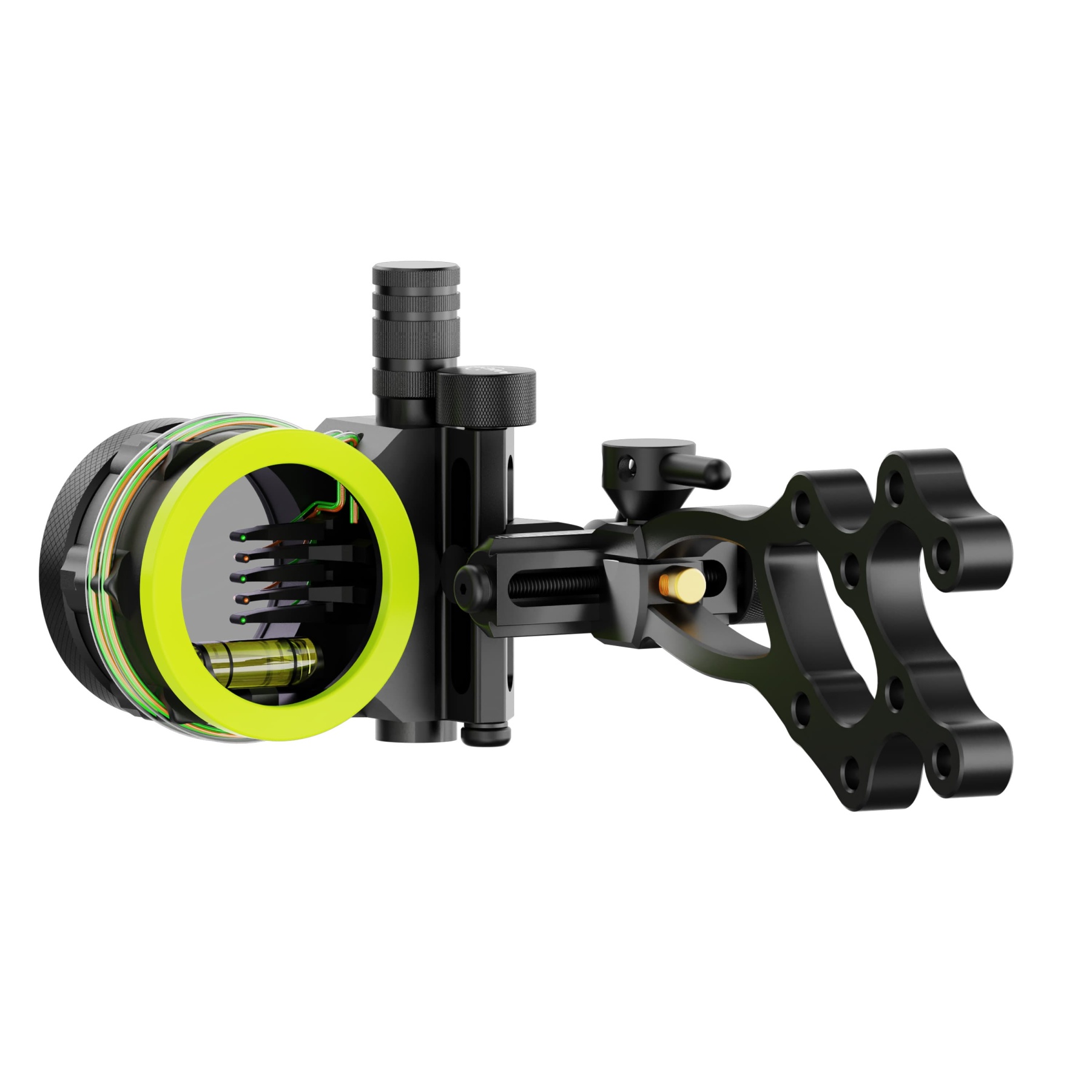 WOLFMAN Compound Bow Sight 5-pin Archery Sight Hunting Durable 