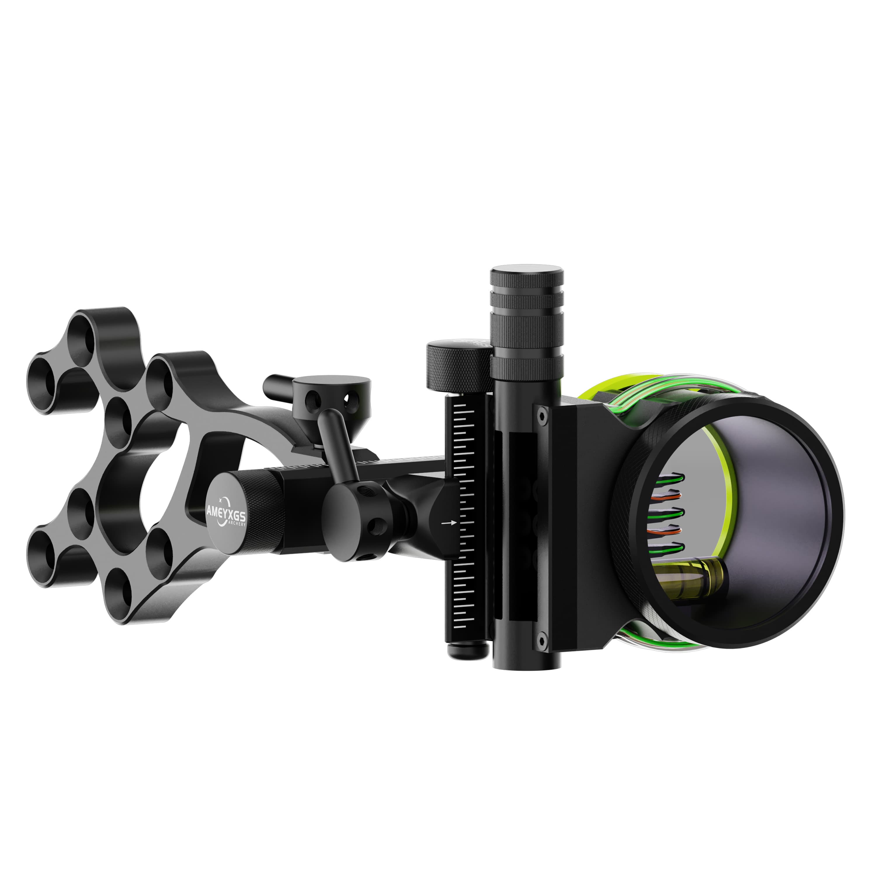 WOLFMAN Compound Bow Sight 5-pin Archery Sight Hunting Durable 