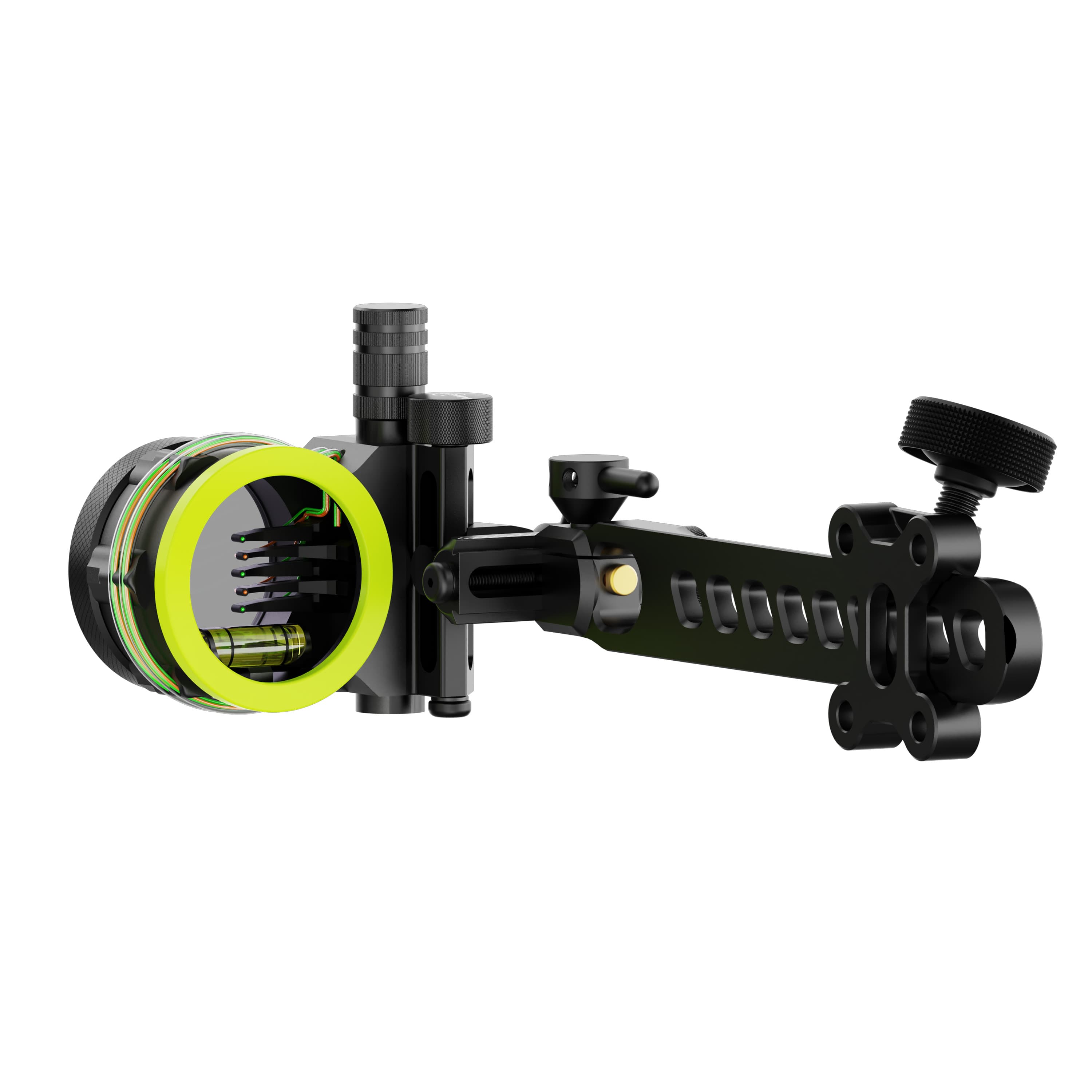 WOLFMAN Compound Bow Sight 5-pin Archery Sight Hunting Durable 