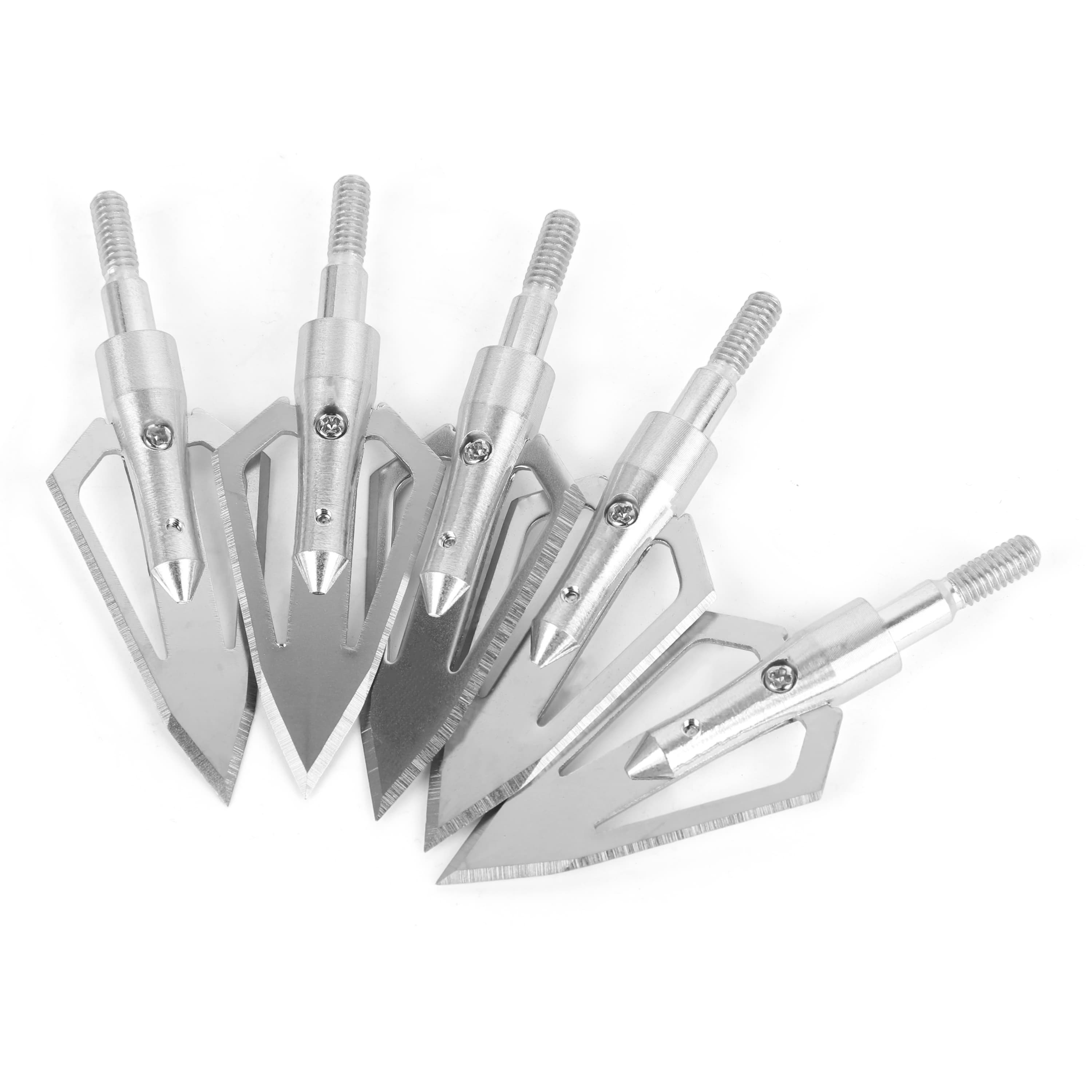 Stainless Steel Broadhead Arrowheads 110 Grain Hunting Points 